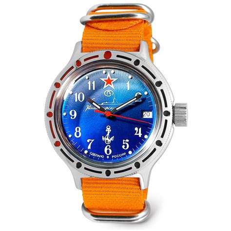 Buy VOSTOK | Men’s Amphibian Submarine Commander Russian Military Style ...
