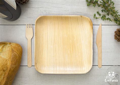 Buy Sturdy Bamboo Disposable Plates 50/50/50 Pack, 100% Compostable ...