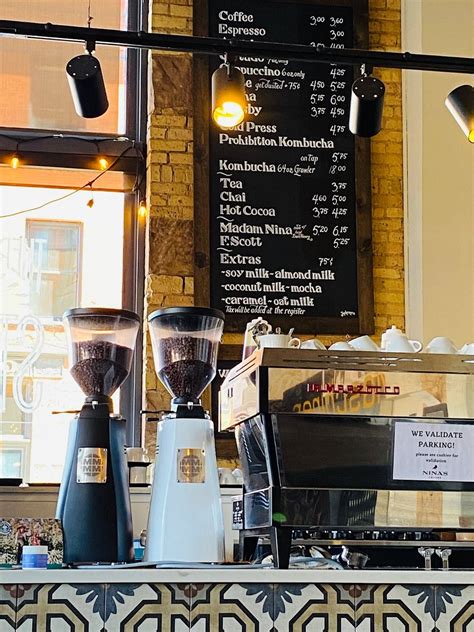 Menu at Nina's Coffee Cafe, Saint Paul