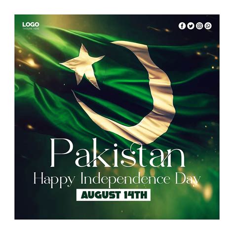 Pakistan Independence Day Flag - GD Graphic