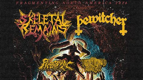 Skeletal Remains and Bewitcher w/ Phobophilic and Torture Rack @ The ...