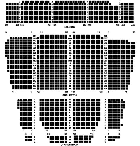 Warner Theatre Seating Maps | Torrington, CT