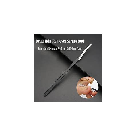 Buy AKOAK 3 Pcs Stainless Steel Pedicure Knife Black Foot Scraper Toe ...