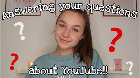 Most Asked YouTuber Questions - YouTube Creators Background Minimalist