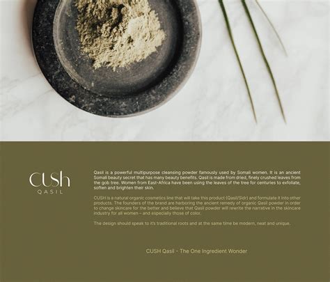 CUSH Qasil - Sidr Powder Logo Design / Branding on Behance