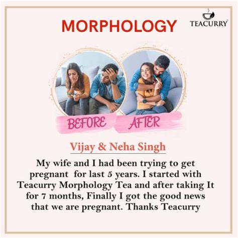 TEACURRY Morphology Tea For Men to help with Morphology and Quality ...