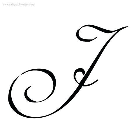 Cursive J Letter Capital