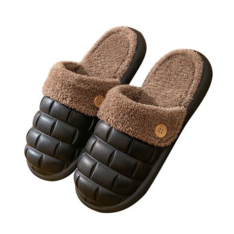 VerPetridure House Slippers for Women Men Fuzzy Slippers Fluffy Bedroom ...