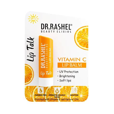 Buy Dr.Rashel Vitamin C Nourishing Lip Balm - 4.5 gms – Tinted Lip ...