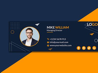 Image result for HTML Email Signature Designs