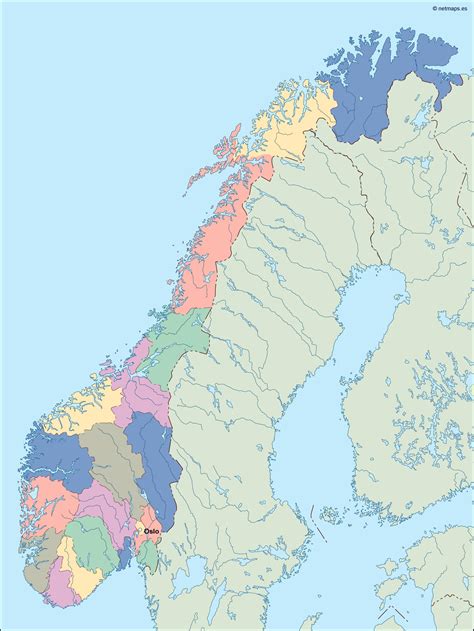 norway vector map. Illustrator Vector Eps maps. Eps Illustrator Map | Vector World Maps