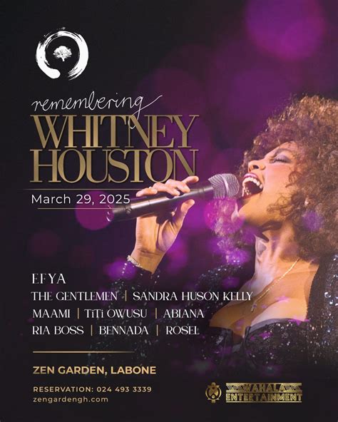 Remembering Whitney Houston - ft. Efya, The Gentlemen, Sandra Huson ...