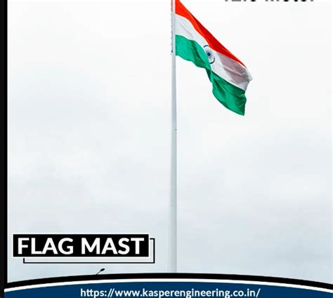 Flag Mast Pole - 20 Meter MS Flag Mast Manufacturer from Hapur