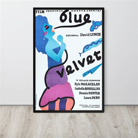 Blue Velvet Poster Polish