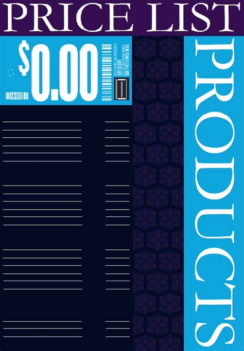 Image result for Price List PDF