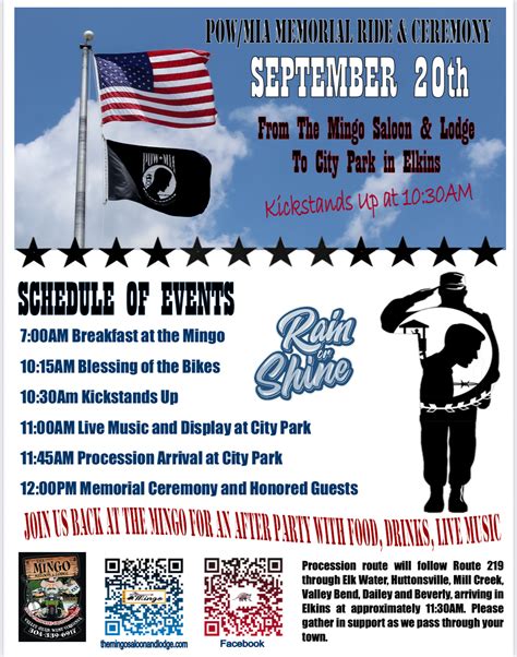 Memorial Ride | Mingo Saloon to Elkins City Park - Elkins-Randolph ...