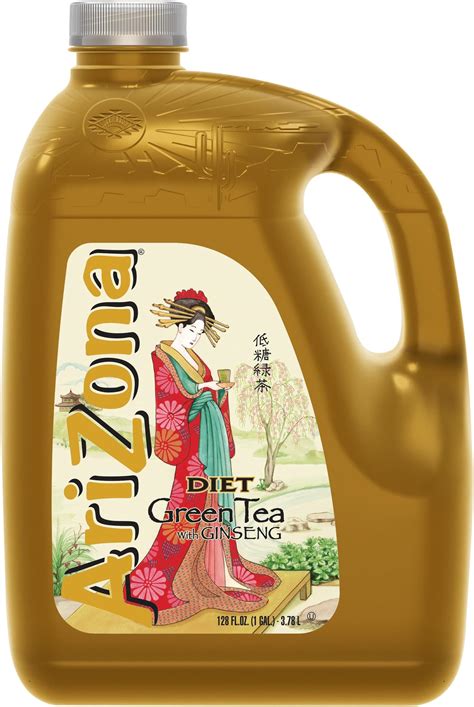 Amazon.com: Arizona Diet Green Tea with Ginseng, 128 Fl Oz