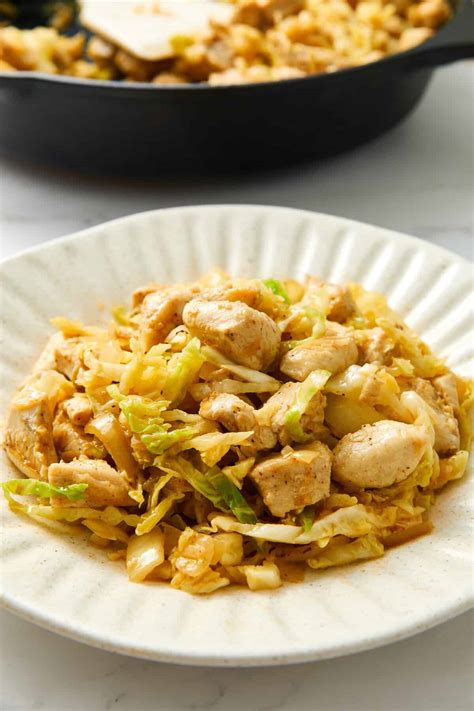 Chicken And Cabbage Stir-Fry - Food Faith Fitness