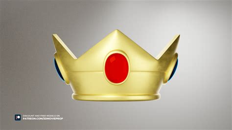 Princess Peach Crown 3D Printable Files - Etsy México