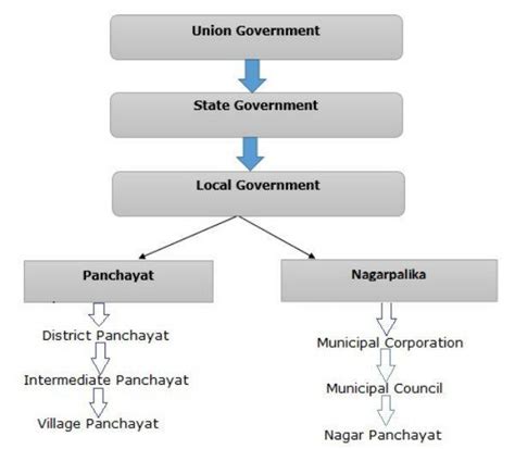 complete the flow chart on the levels of government - Brainly.in
