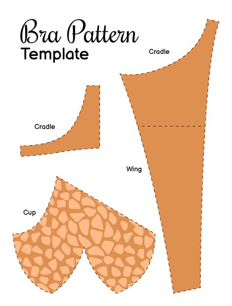 Free Printable Bra Pattern 的图像结果