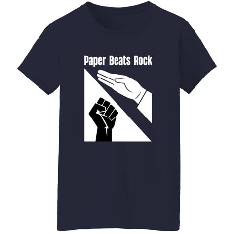 Paper Beats Rock Shirt - Bucktee.com
