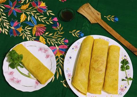 Stuffed Moong Dal Chila Recipe by Sudipa Gope - Cookpad