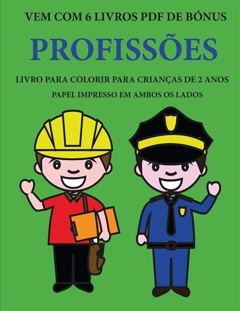 Livro Para Colorir Para Criancas De 2 Anos Profissoes Este | Desertcart ...