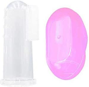 Little Warriors Silicone Brush for Baby,Infant Finger Brush with ...