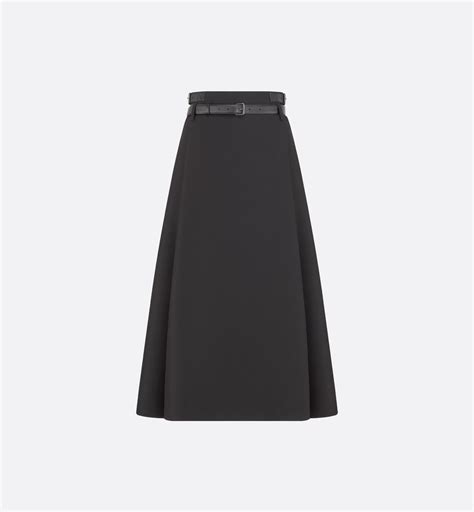 My Dior Heeled Slide Black Satin | DIOR