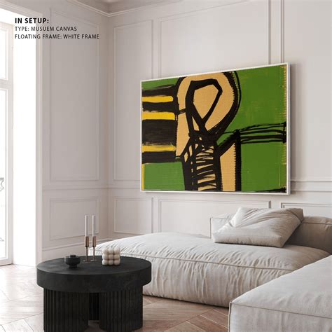 Buy Green Thing Abstract Painting Online at Best Price – Dessine Art