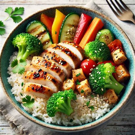 Chicken Veggie Rice Bowl - Easy and Nutritious Recipes ...