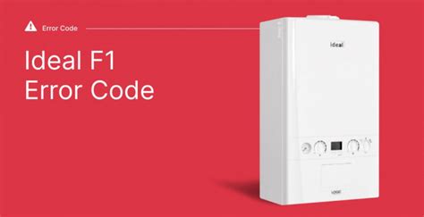 Image result for F1 Error Code Boiler