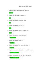 Image result for Lime Spring M110 Module 1 Exam