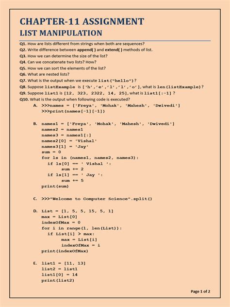 Image result for 11th Computer Science Assignment Answers