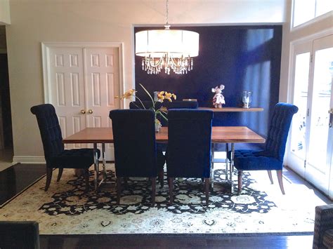 Navy Blue Dining Table Chairs at Catherine Dorsey blog
