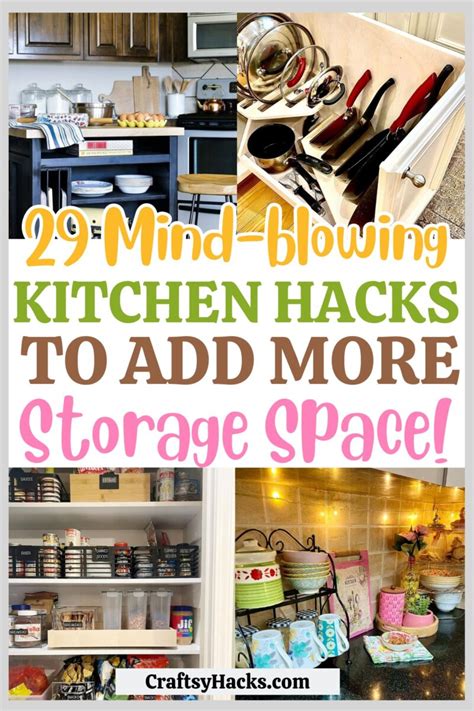 Kitchen Storage Hacks 的图像结果