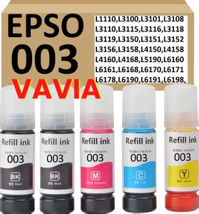vavia EPSON ECOTANK L1110,L3100, L3101, L3108, L3110, L3115, L3116 ...