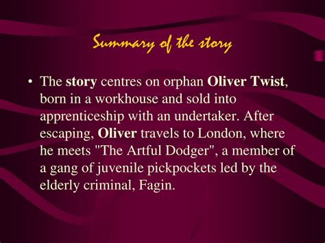 PPT - oliver twist PowerPoint Presentation, free download - ID:8188305