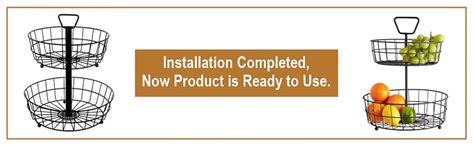 Buy SmartSlide Steel 2 Layer Fruit & Vegetable Basket For Kitchen ...