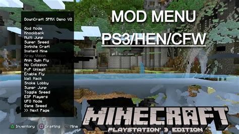 Image result for Minecraft Mod Menu PS4