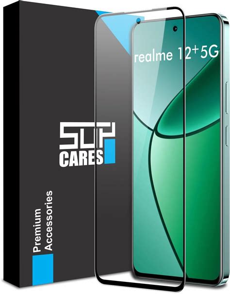 SupCares Edge To Edge Tempered Glass For Realme 12+ 5G, Realme 12 Plus ...