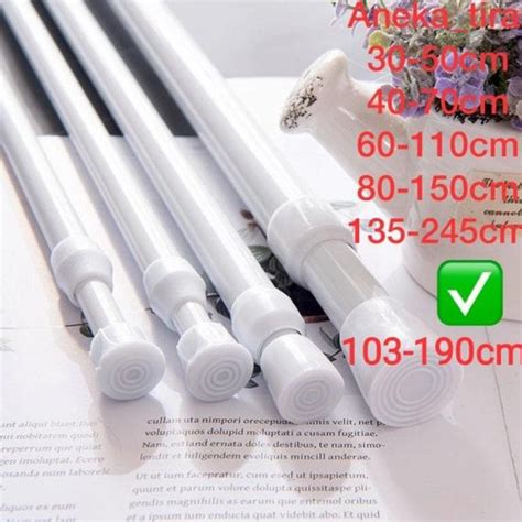 Jual New Tiang Gorden Fleksibel/Tiang Tanpa Paku/Tiang Kamar Mandi ...