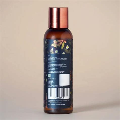 Isha Life Deep Nourishment Organic Hair Oil With Argan Oil & Bhringraj