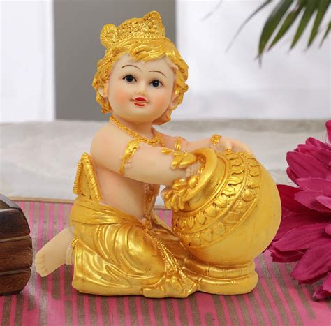 Buy Sri Krishna Culture Hand Crafted Polyester Resin Cartoon Natkhat ...