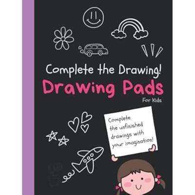 Buy Drawing Pads for Kids :Complete the Drawing: 50 Drawing Prompts and ...