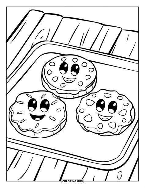 100+ Cookie Coloring Pages for Kids & Adults (Free Printable PDFs)
