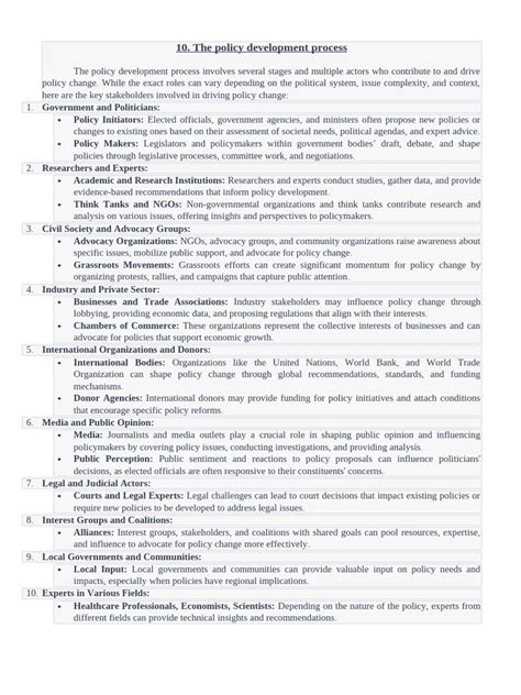 Image result for Policy Development Process PDF