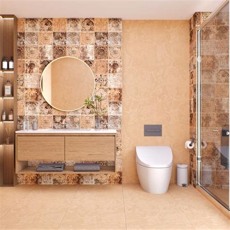 Moroccan Wall Tile TL 05609 Gravier Golden Ethno Decor 2 ft x 4 ft ...