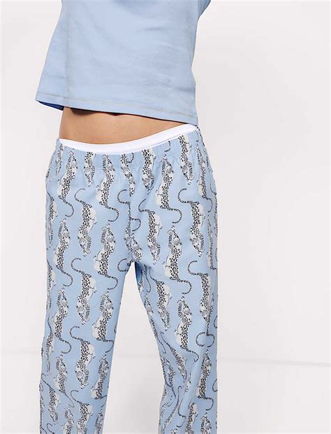 Buy Pure Cotton Printed Pyjama Set at Marks & Spencer